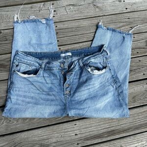 KanCan Light Blue Ankle Jeans